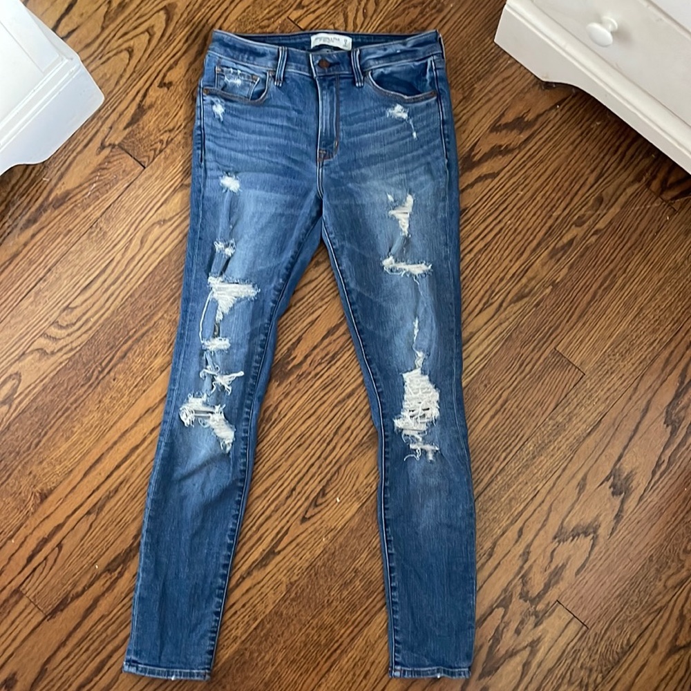 Abercrombie & Fitch The Super Skinny Mid Rise Jeans